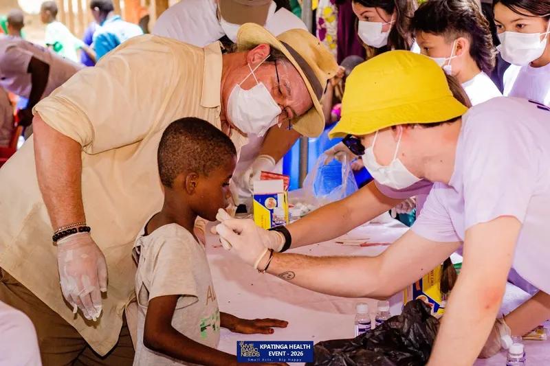 Give Basic Needs Happy Travel trip in Ghana