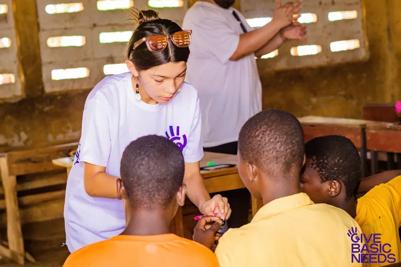 Give Basic Needs Happy Travel trip in Ghana