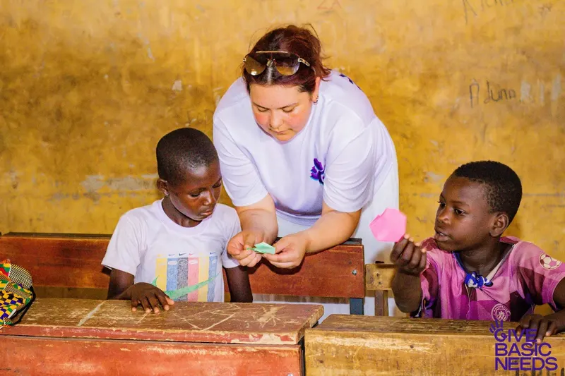 Give Basic Needs Happy Travel trip in Ghana