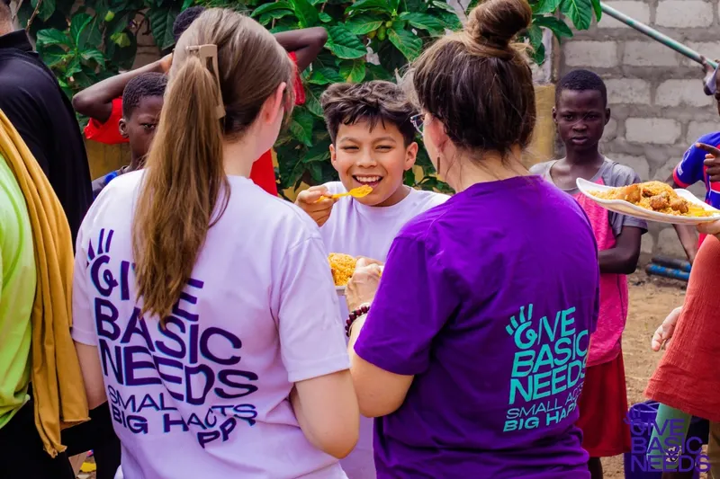 Give Basic Needs Happy Travel trip in Ghana