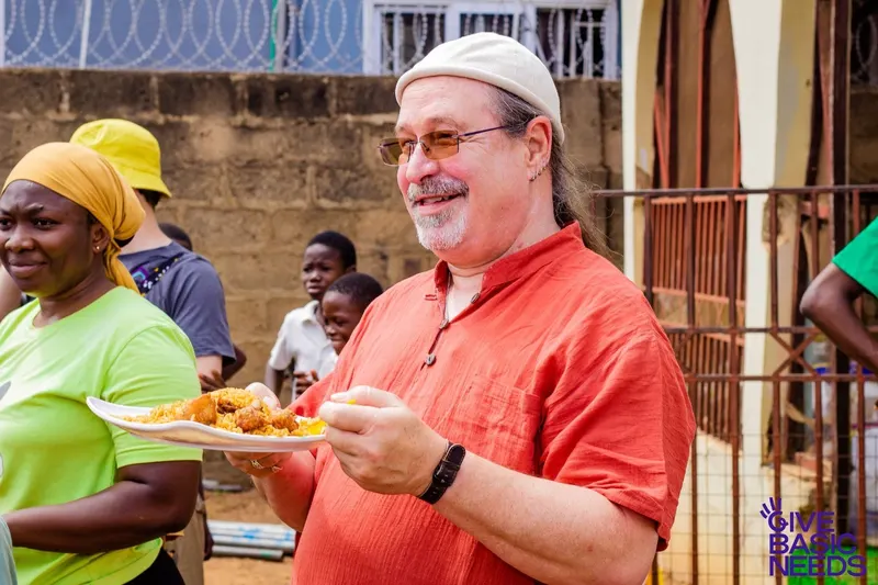 Give Basic Needs Happy Travel trip in Ghana