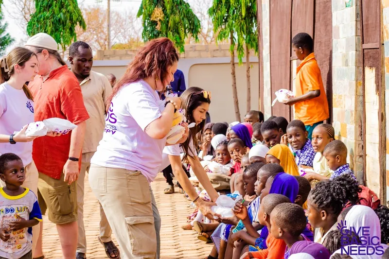 Give Basic Needs Happy Travel trip in Ghana