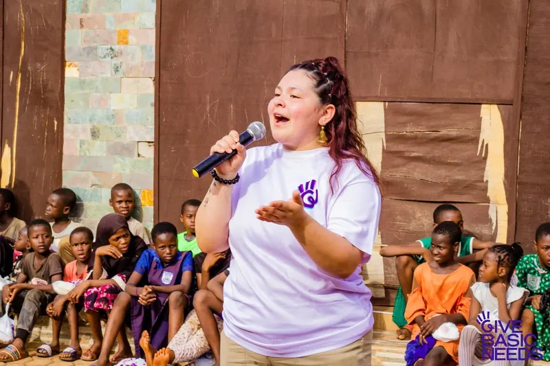 Give Basic Needs Happy Travel trip in Ghana
