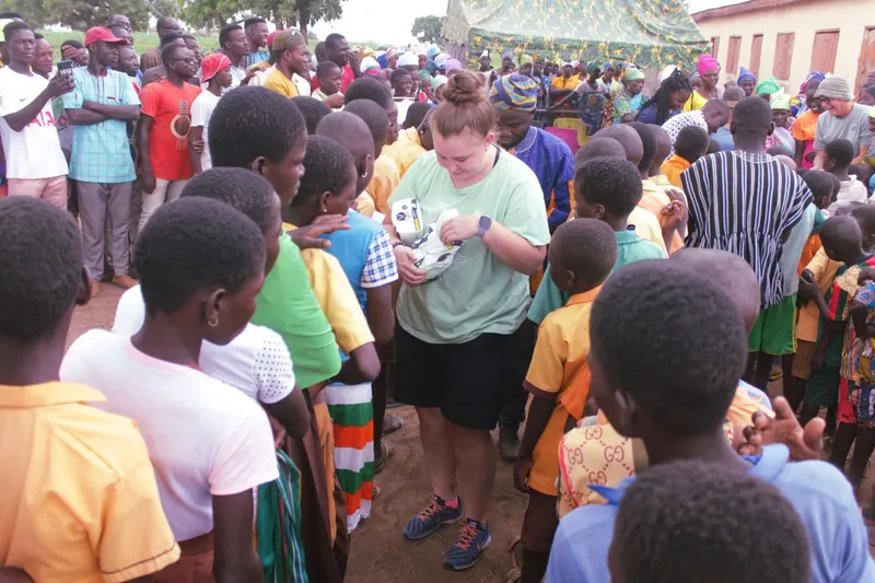 Give Basic Needs Happy Travel trip in Ghana