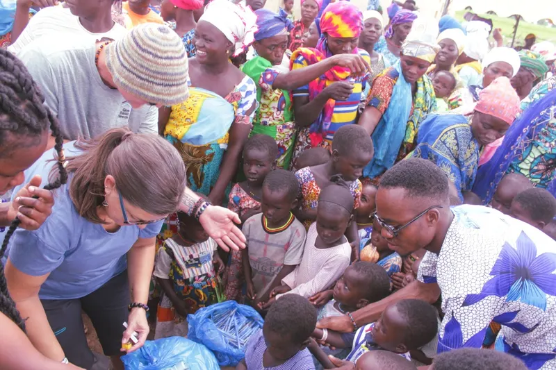 Give Basic Needs Happy Travel trip in Ghana
