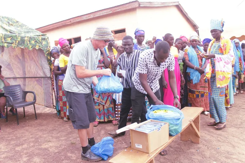 Give Basic Needs Happy Travel trip in Ghana